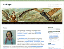 Tablet Screenshot of lisahager.net